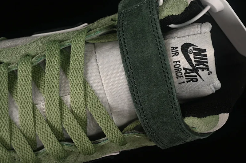 All categories Nk Air Force 1 Air Force series Nk Air Force 1 Mid Air Force mid-top Nk Air Force 1'07 Mid black military green Air Force One mid-top casual sneakers CG9908-103
